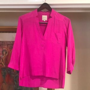 mason | Hot Pink Blouse